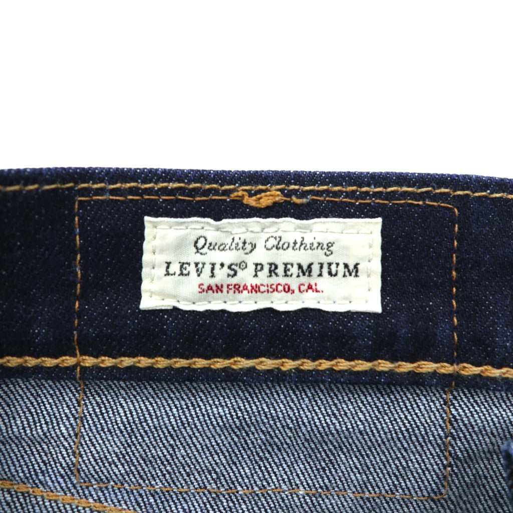 Levi's PREMIUM ビッグE 511 スリムフィット ストレッチ デニムパンツ ジーンズ S インディゴ 04511-2406 レザーパッチ