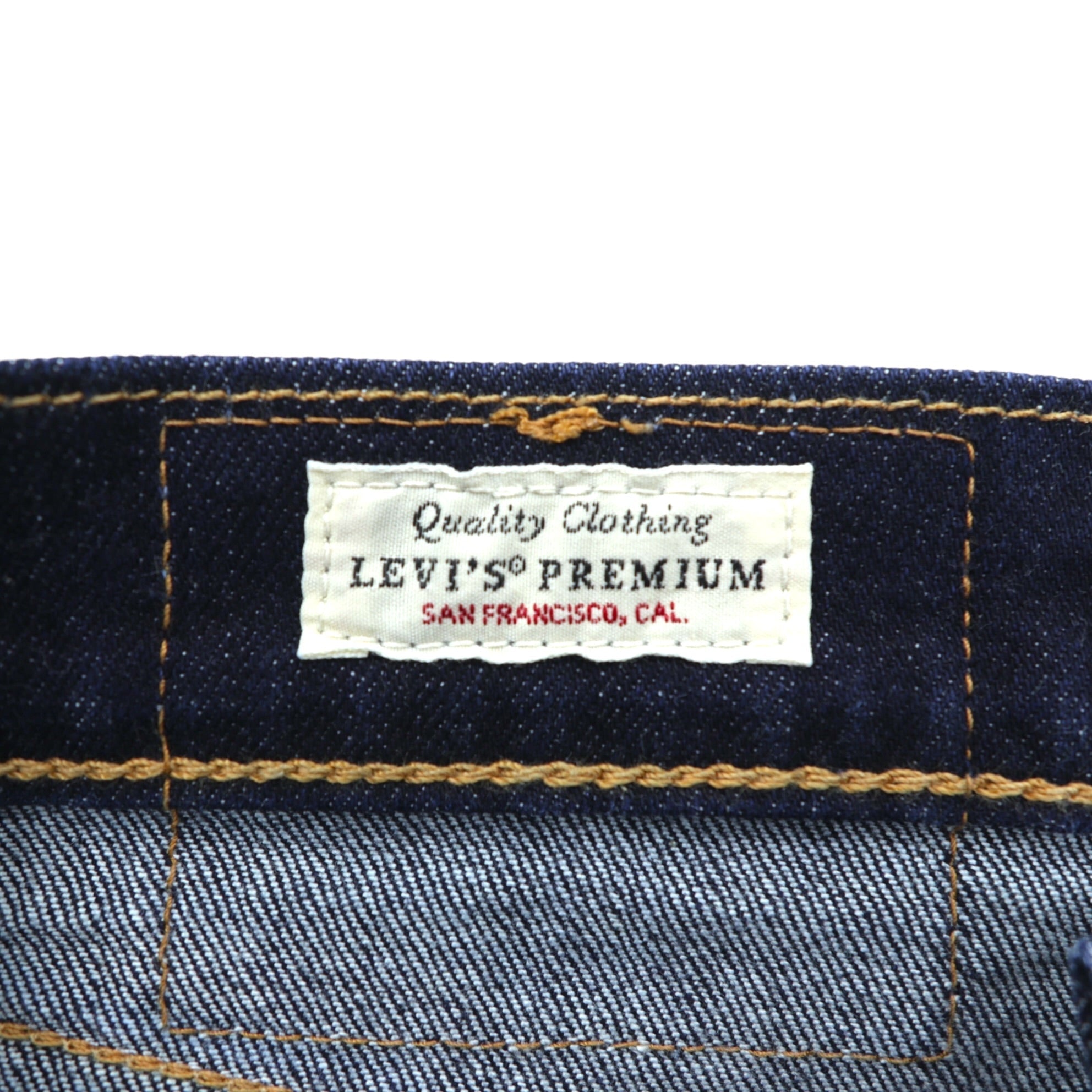 Levi's PREMIUM ビッグE 511 スリムフィット ストレッチ デニムパンツ ジーンズ S インディゴ 04511-2406 レザーパッチ