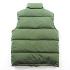 Polo Ralph Lauren 90年代 ナイロン ダウンベスト M カーキ スモールポニー ロゴ 刺繍