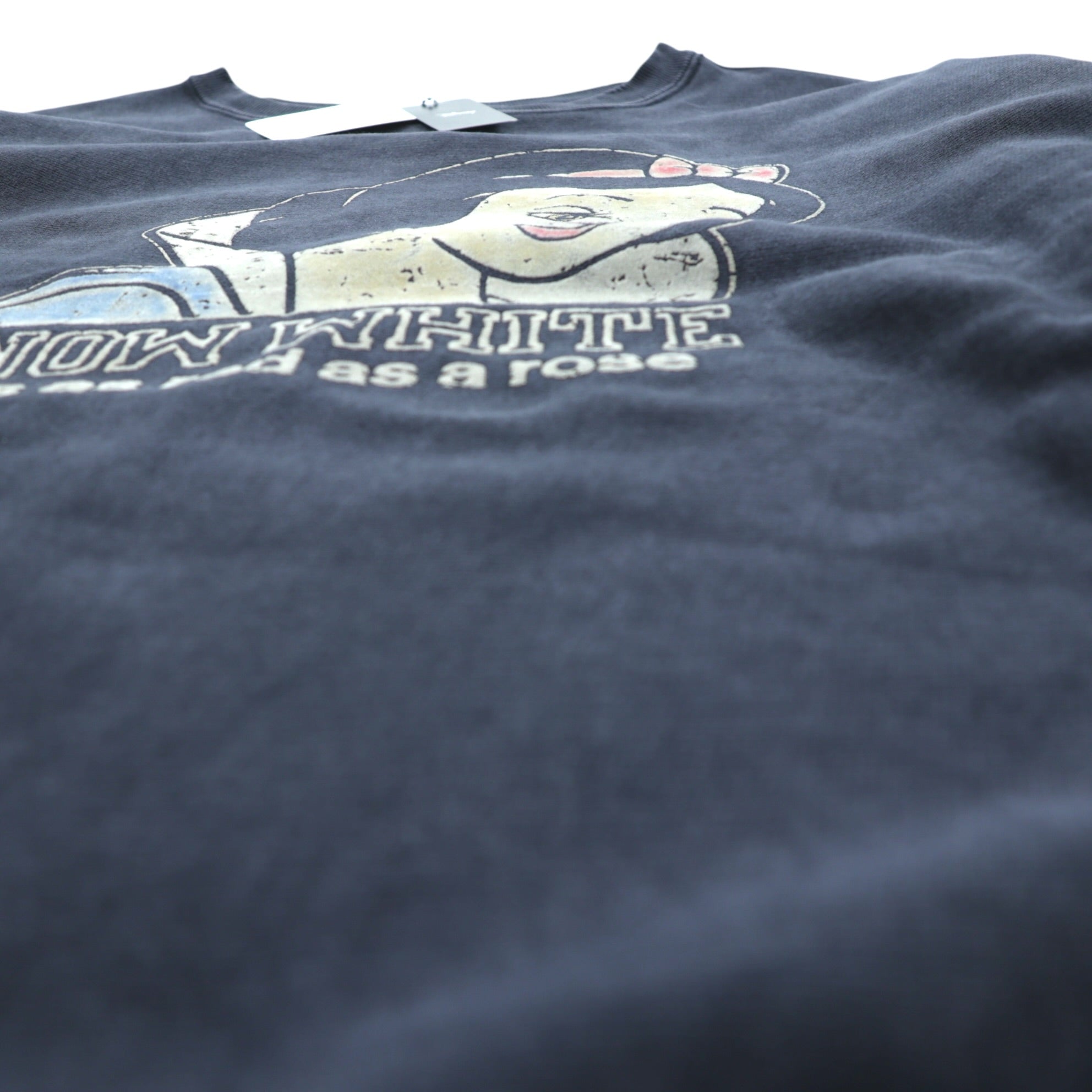 BOWWOW × Disney 日本製 ヴィンテージ加工 スウェット トレーナー M スノーホワイト 白雪姫 SNOW WHITE & SEVEN DWARFS