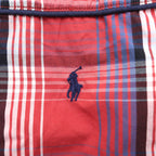 Polo Ralph Lauren パジャマシャツ L レッド チェック 胸ポケット スモールポニー刺繍