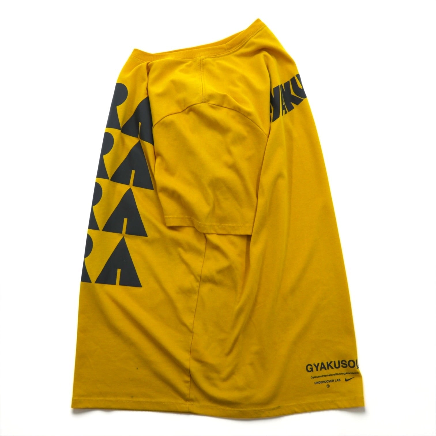 GYAKUSOU (NIKE × UNDERCOVER)  ショートスリーブ Dri-FIT Tシャツ M イエロー GIRA ランニングシャツ CJ7827-793