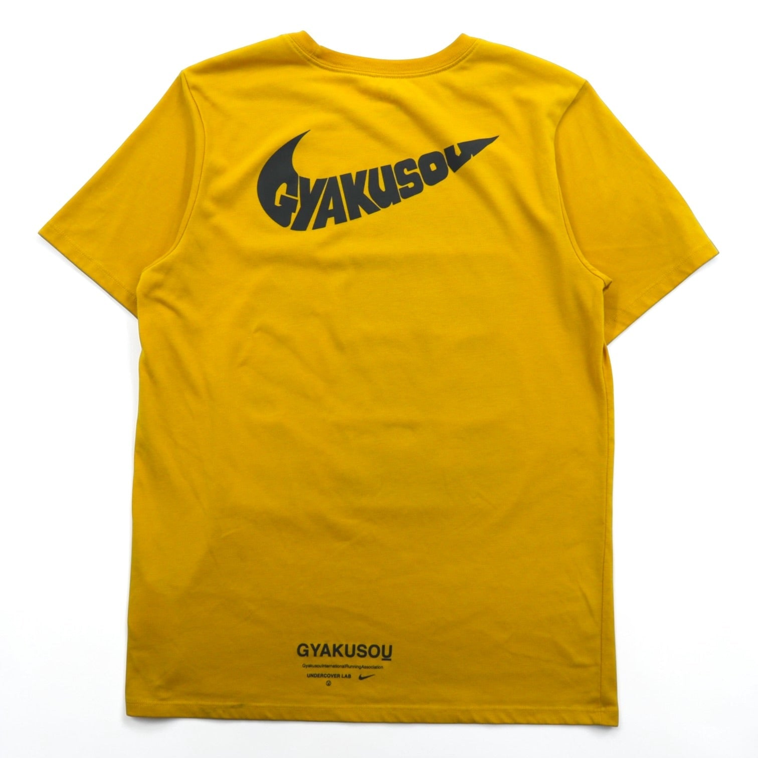 GYAKUSOU (NIKE × UNDERCOVER)  ショートスリーブ Dri-FIT Tシャツ M イエロー GIRA ランニングシャツ CJ7827-793