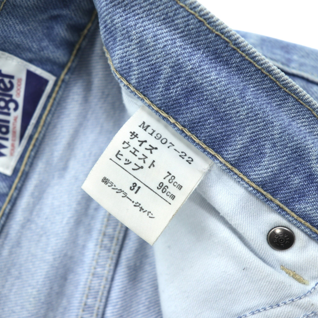 Wrangler 80年代 日本製 ヴィンテージ テーパード デニムパンツ ジーンズ M インディゴ M1907-22