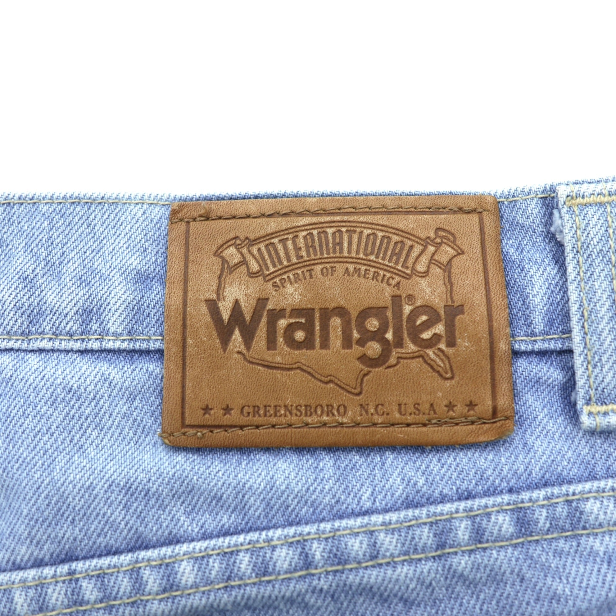 Wrangler 80年代 日本製 ヴィンテージ テーパード デニムパンツ ジーンズ M インディゴ M1907-22