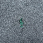 Polo Ralph Lauren 90年代 ポロシャツ ラガーシャツ 2XL グレー ペルー製 スモールポニー刺繍 ビッグサイズ