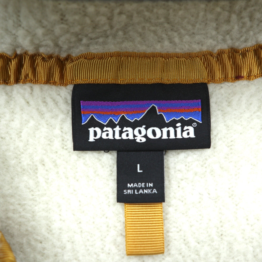 Patagonia レトロ パイル フーディー フリースジャケット L ベージュ ペリカン ジップパーカー 22806