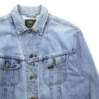 Lee 90年代 ヴィンテージ 701 RIDER JACKET デニムジャケット Gジャン L インディゴ UNION MADE JACKET 153436