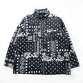 Levi's フィールドコート ミリタリージャケット XL ペイズリー フード収納 KEARNY FIELD COAT BANDANA REMIX A4419-0003