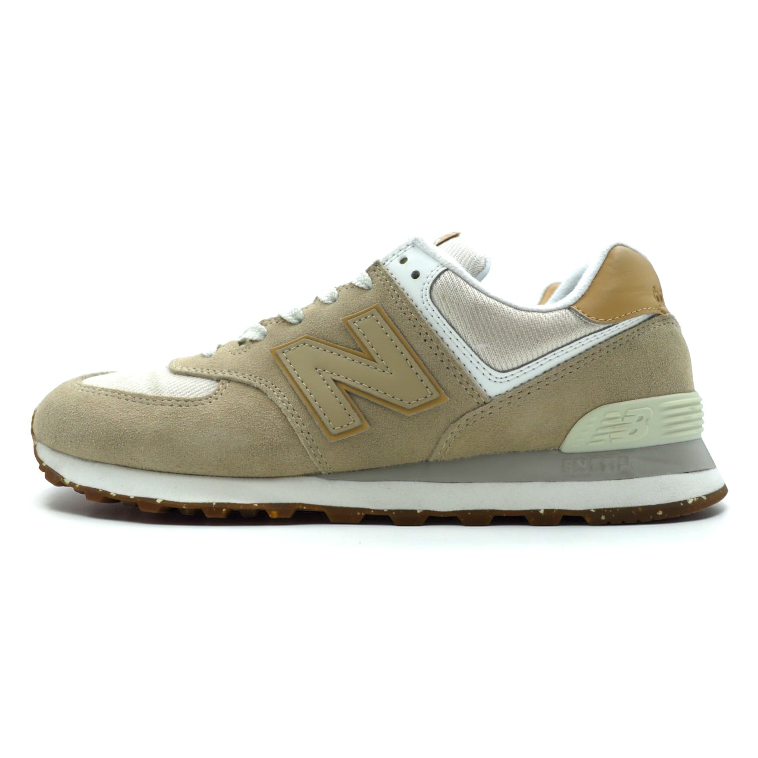 NEW BALANCE ML574AA2 スエード スニーカー 27cm サンドベージュ ENCAP