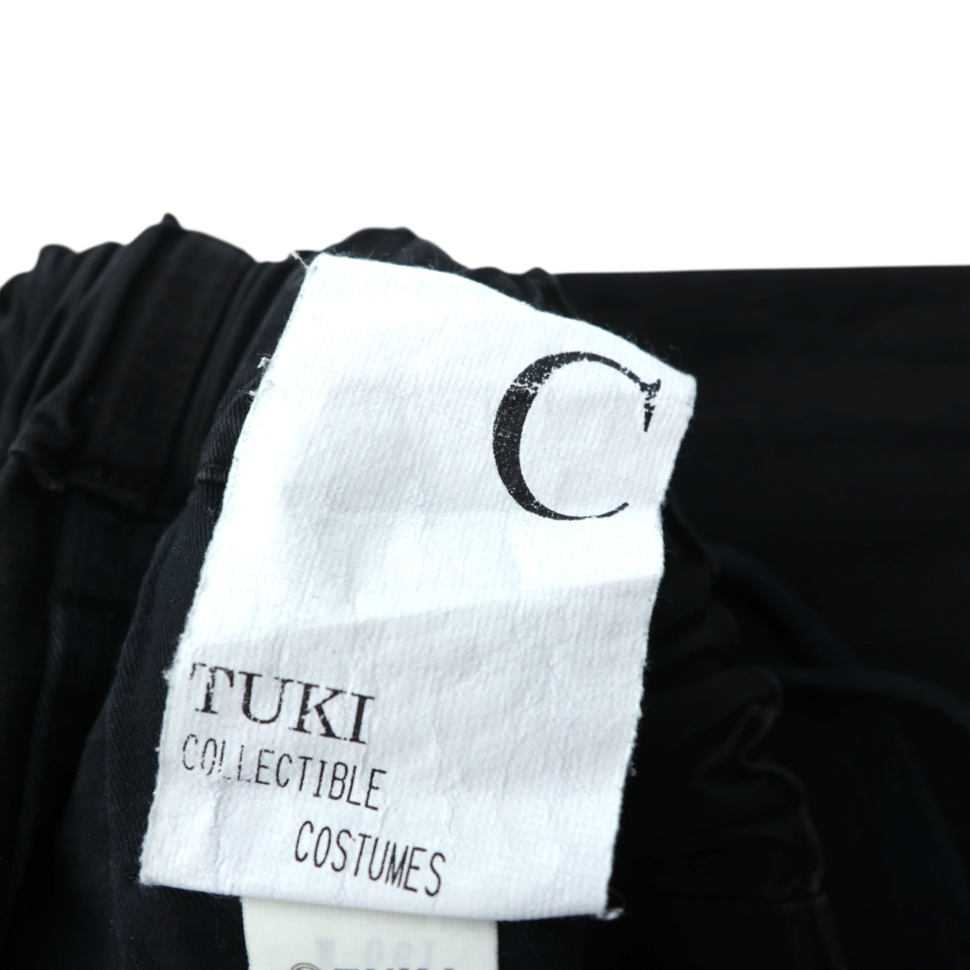 TUKI 日本製 ガムパンツ Gum Pants イージーパンツ M ブラック 0107 コットンツイル