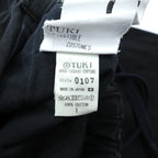 TUKI 日本製 ガムパンツ Gum Pants イージーパンツ M ブラック 0107 コットンツイル