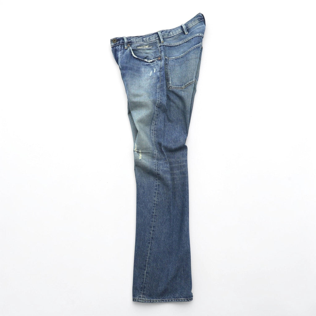 Polo Ralph Lauren 90年代 ヴィンテージ ダメージ加工 フレア デニムパンツ ジーンズ M インディゴ