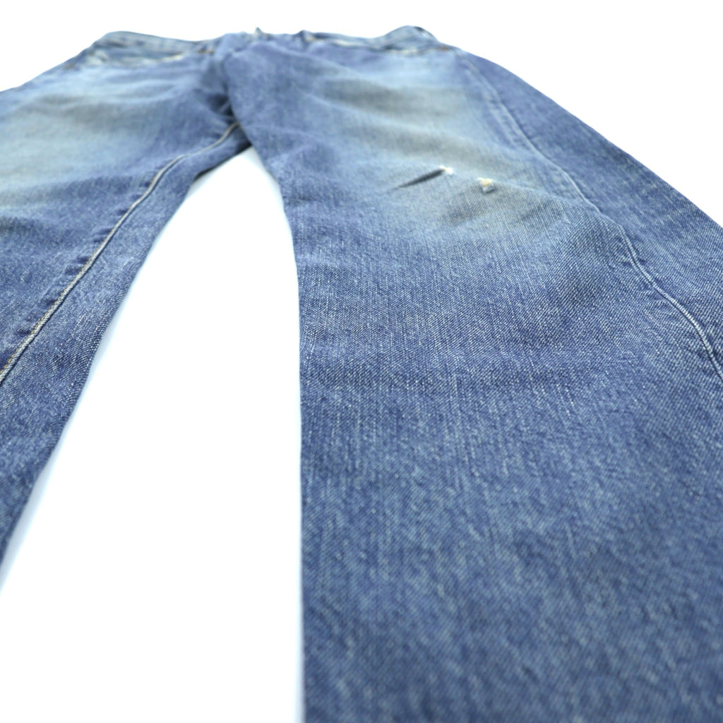 Polo Ralph Lauren 90年代 ヴィンテージ ダメージ加工 フレア デニムパンツ ジーンズ M インディゴ