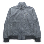 Patagonia ウーリエステル フリースジャケット M スタンドカラー グレー フルジップ ブルゾン 26935