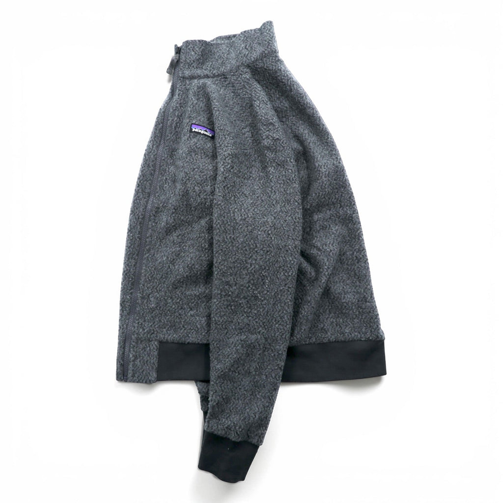 Patagonia ウーリエステル フリースジャケット M スタンドカラー グレー フルジップ ブルゾン 26935