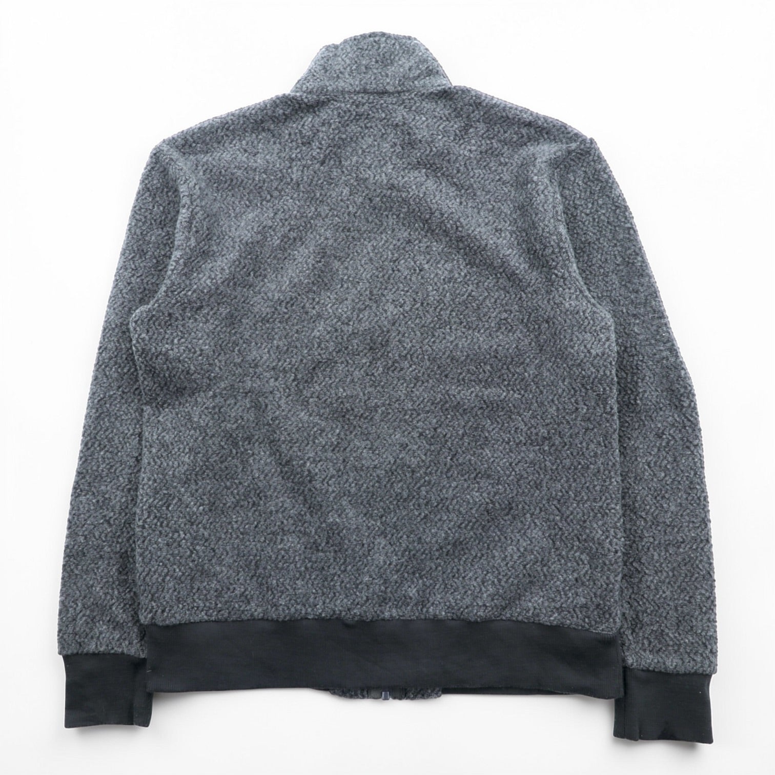 Patagonia ウーリエステル フリースジャケット M スタンドカラー グレー フルジップ ブルゾン 26935