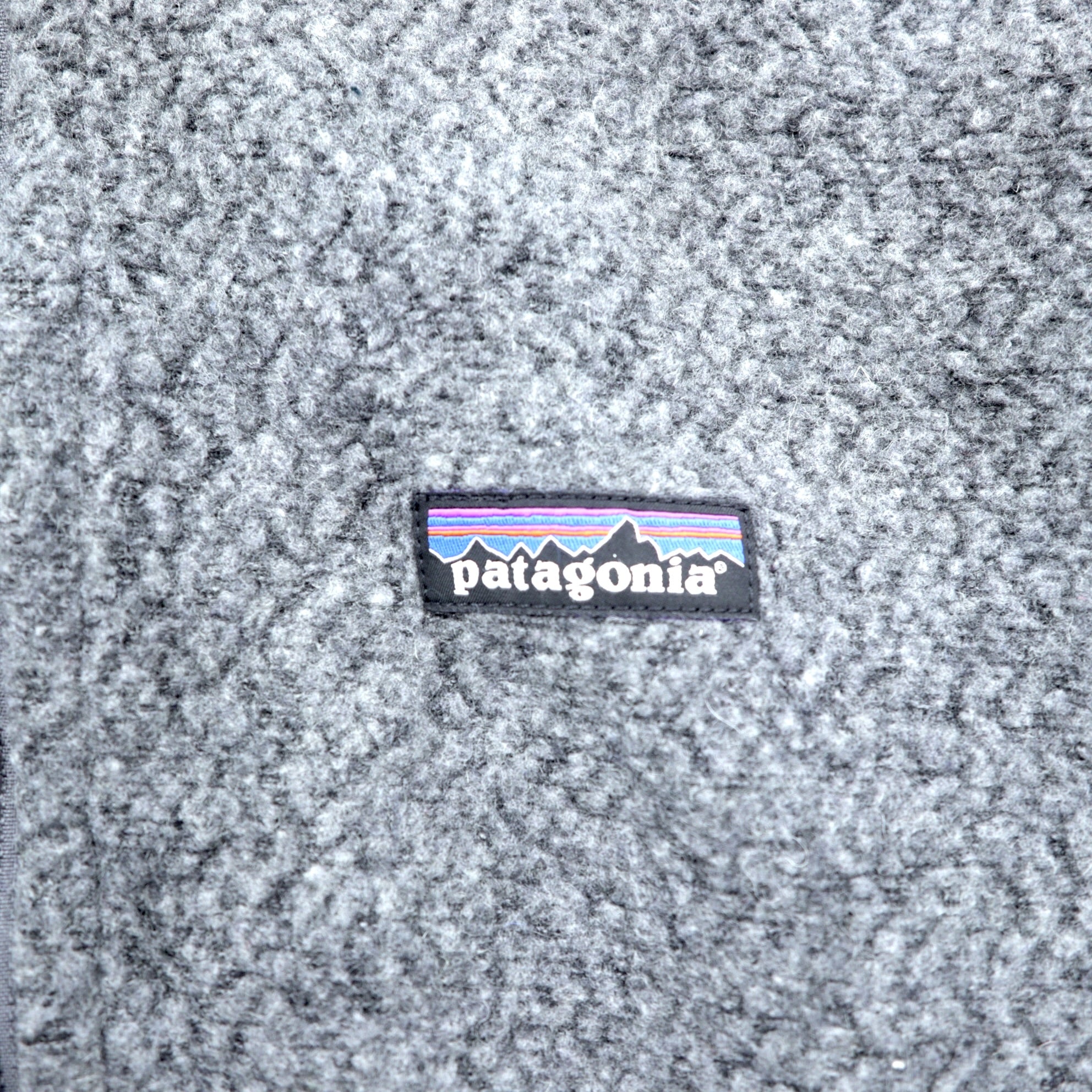 Patagonia ウーリエステル フリースジャケット M スタンドカラー グレー フルジップ ブルゾン 26935