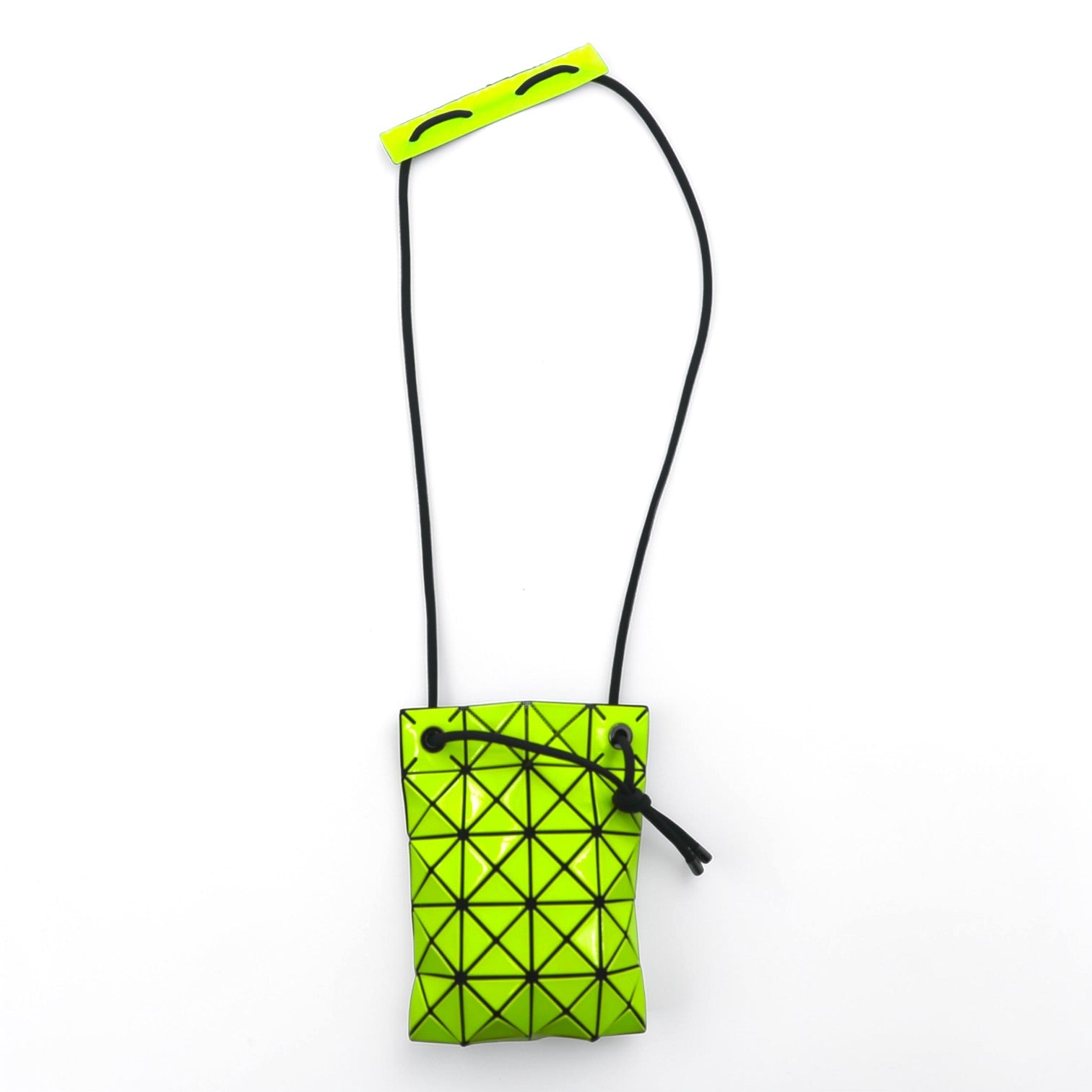 BAOBAO ( ISSEY MIYAKE ) ショルダーバッグ サコッシュ ポーチ イエロー BB91-AG921 日本製