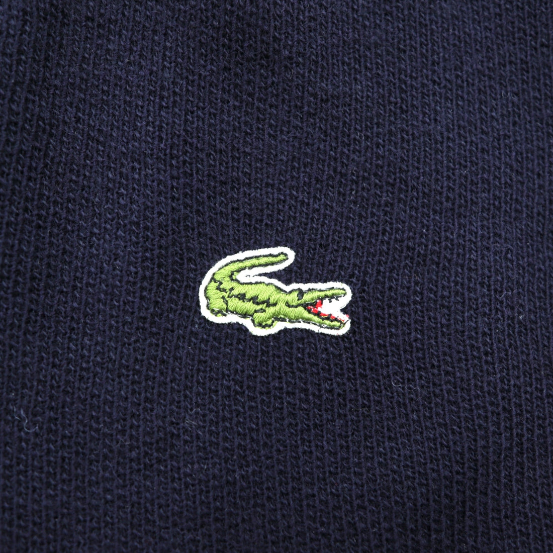 CHEMISE LACOSTE 80年代 フランス製 ヴィンテージ Vネック ニット セーター L フレンチラコステ