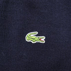Vintage CHEMISE LACOSTE 80s Made in France V-neck knit sweater L French Lacoste