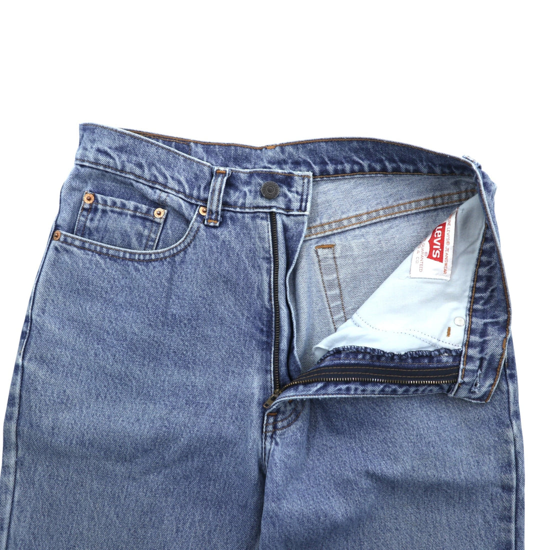 Vintage Levi's 506 Jeans W31 L33 Light Wash 1991 Made in Euro 506-0206 Straight Fit