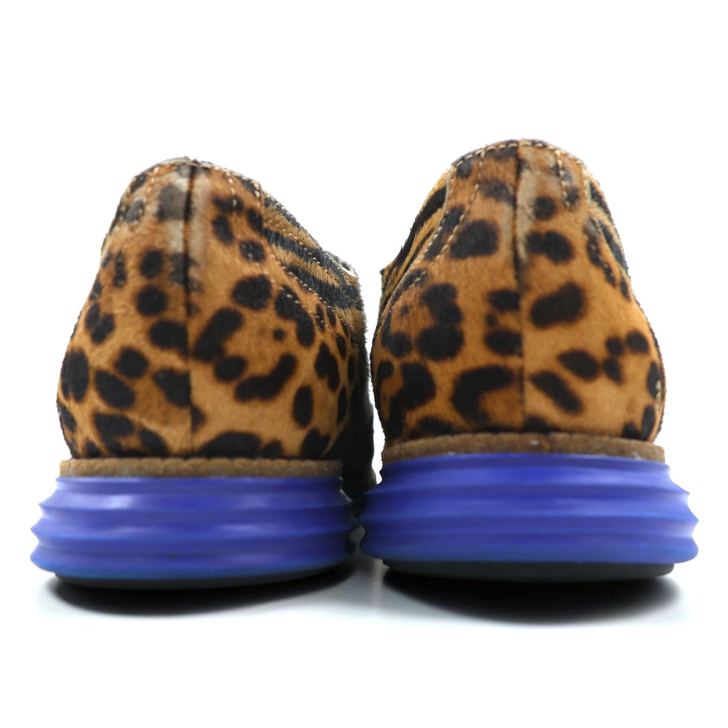 atmos × Cole Haan ウィングチップ オックスフォード ORIGINALGRAND ハラコ シューズ 26.5cm C36377 マルチ アニマル レオパード ゼブラ