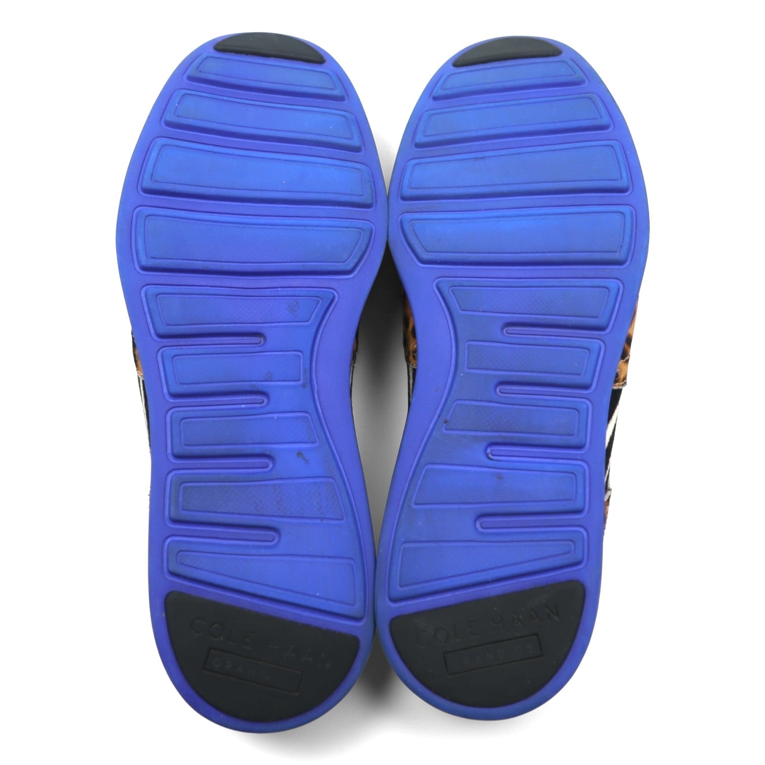 atmos × Cole Haan ウィングチップ オックスフォード ORIGINALGRAND ハラコ シューズ 26.5cm C36377 マルチ アニマル レオパード ゼブラ