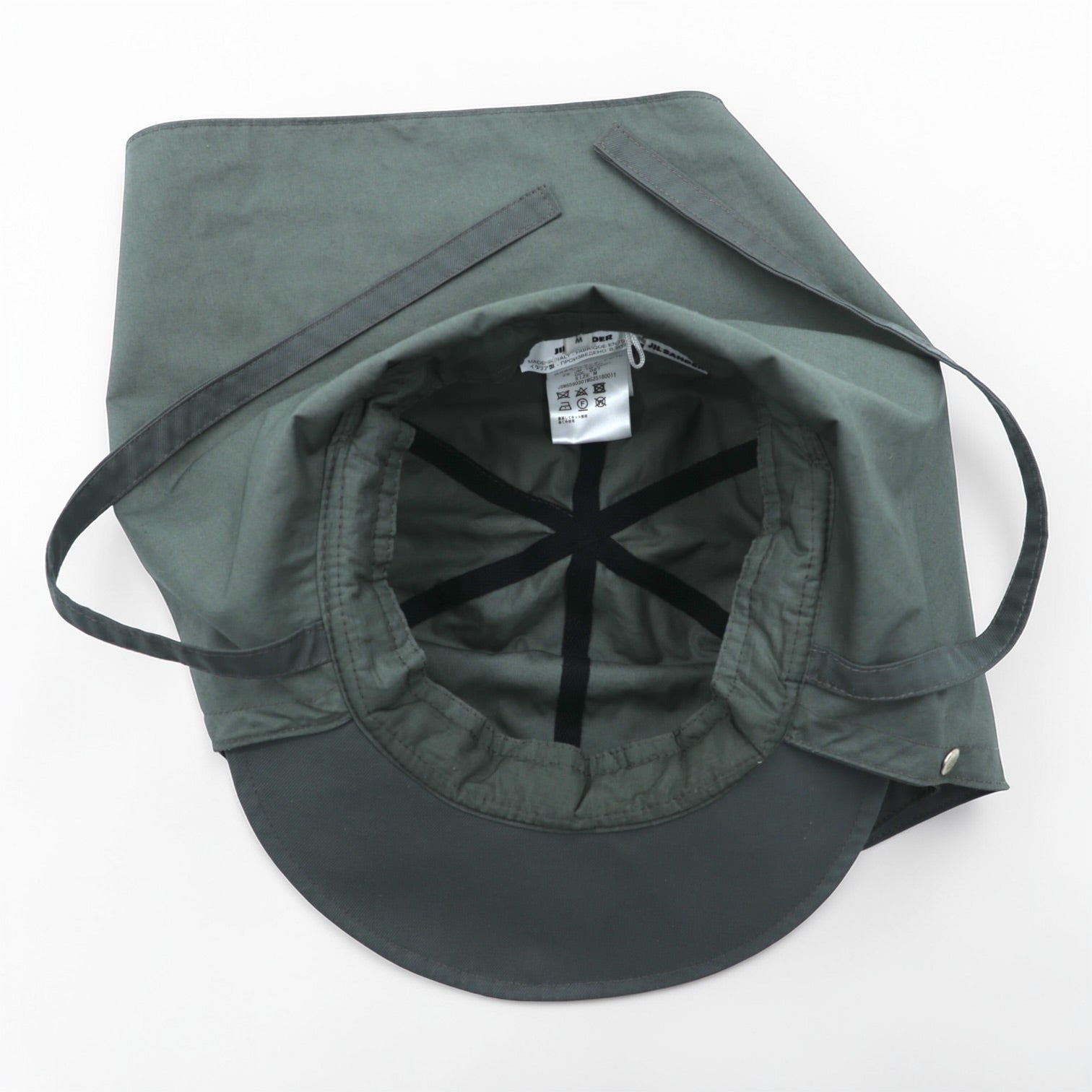 JIL SANDER Veiled Cap ZS JM IM 0001, Made in Italy, Face Cover, Balaclava