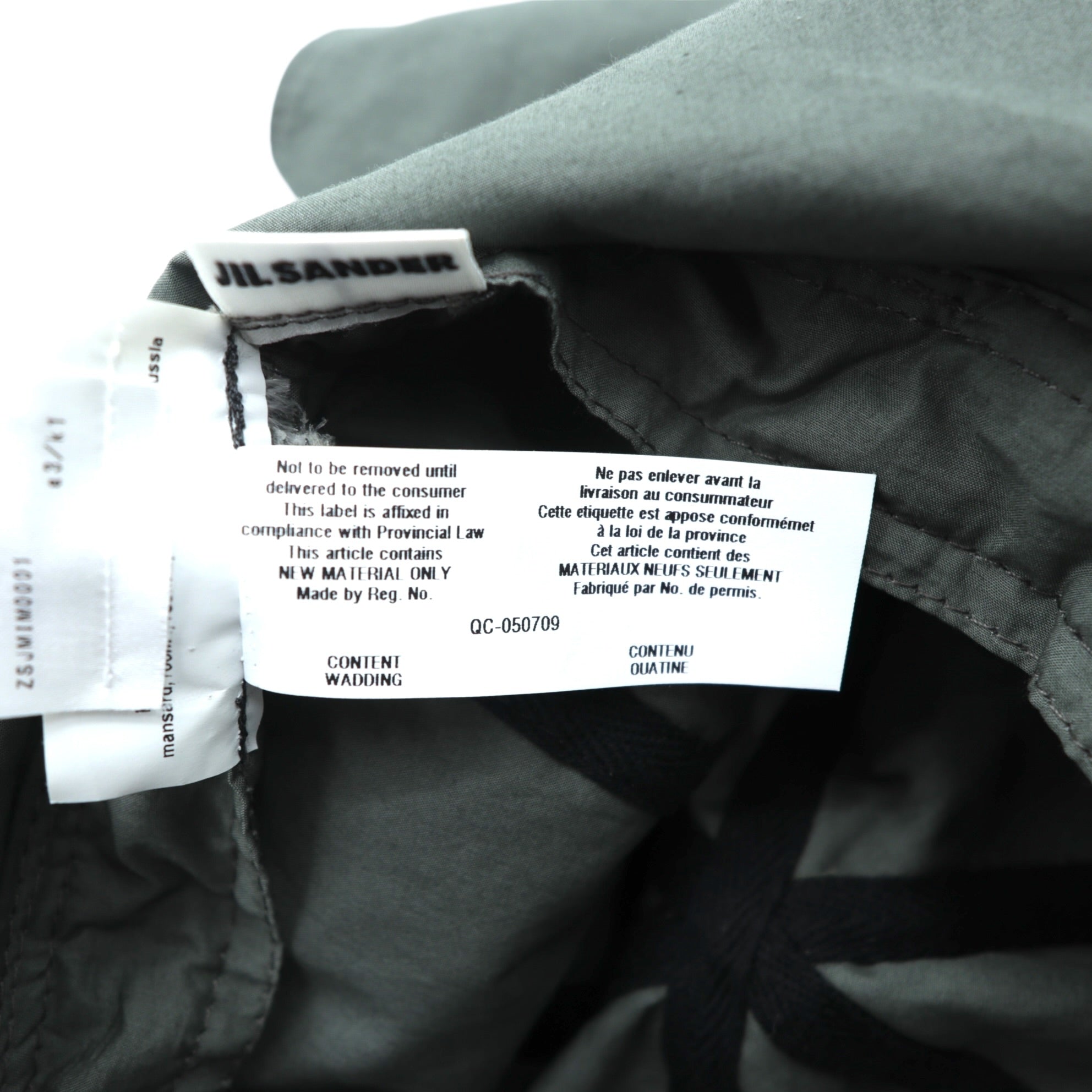 JIL SANDER Veiled Cap ZS JM IM 0001, Made in Italy, Face Cover, Balaclava