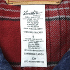 Levi's 00年代 ヴィンテージ デニム トラッカージャケット Gジャン S インディゴ チェック ネルライナー 909014518