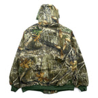 carhartt リメイク 再構築 リアルツリーカモ アクティブジャケット パーカー ブルゾン L カーキ コットン