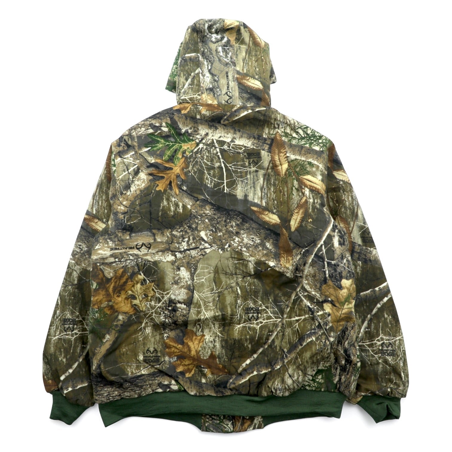 carhartt リメイク 再構築 リアルツリーカモ アクティブジャケット パーカー ブルゾン L カーキ コットン