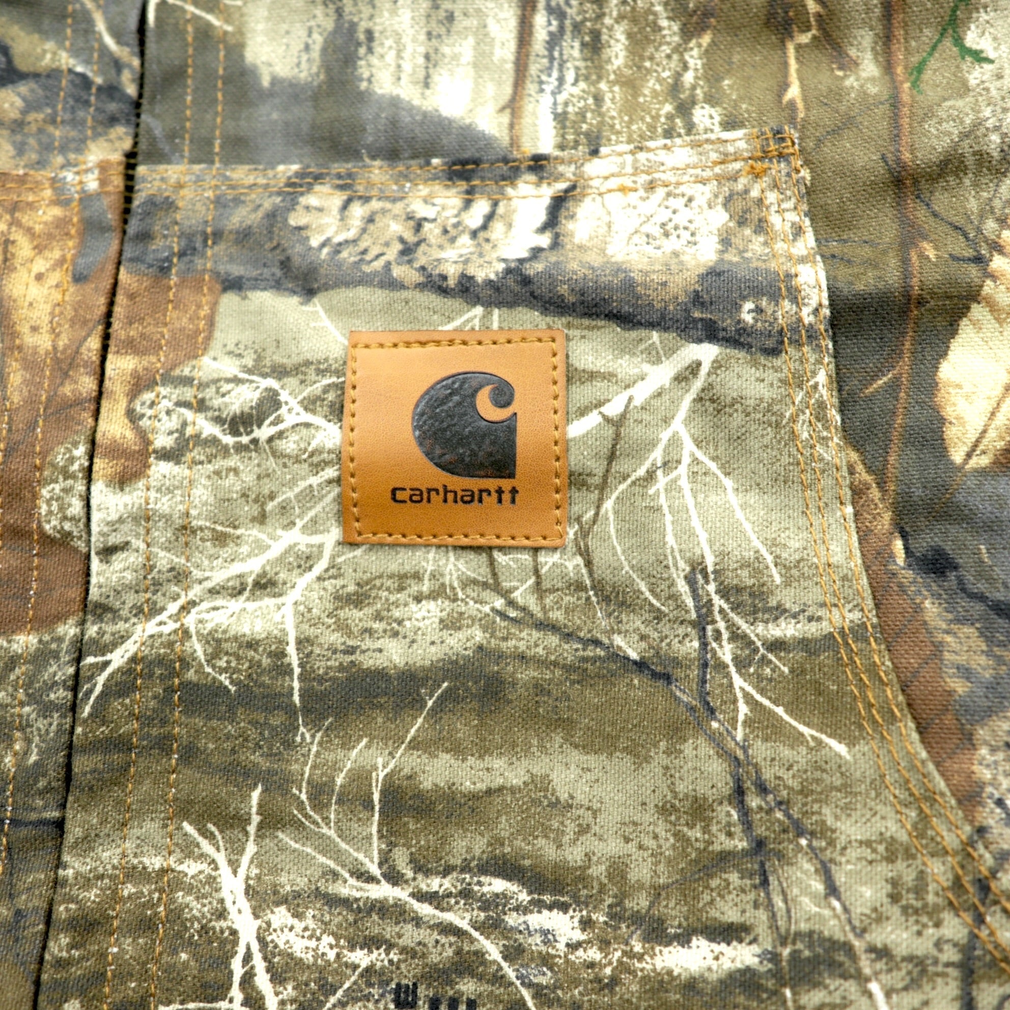 carhartt リメイク 再構築 リアルツリーカモ アクティブジャケット パーカー ブルゾン L カーキ コットン