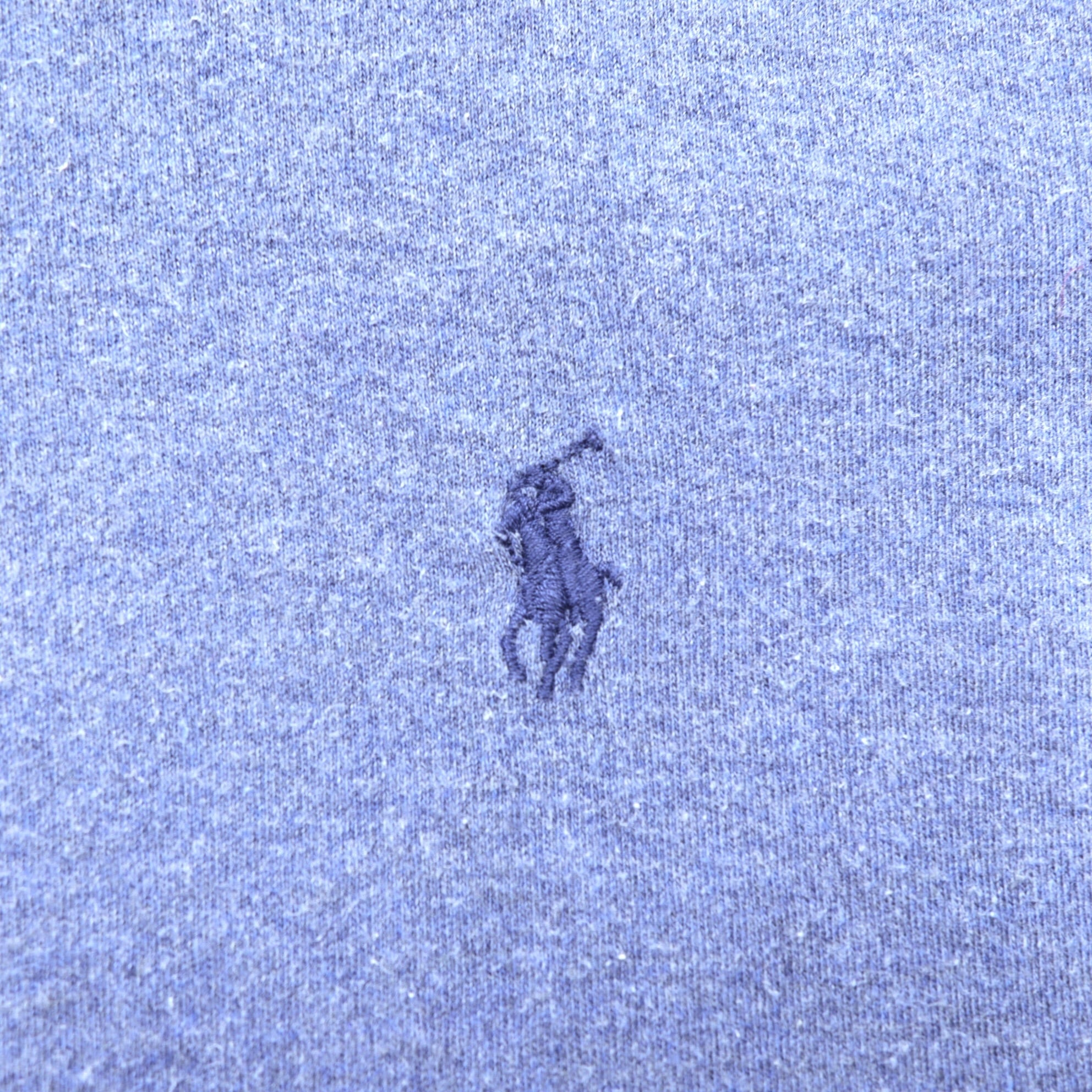 Polo Ralph Lauren 90年代 長袖 ポロシャツ ラガーシャツ 2XL ブルー スモールポニー ロゴ 刺繍 ペルー製