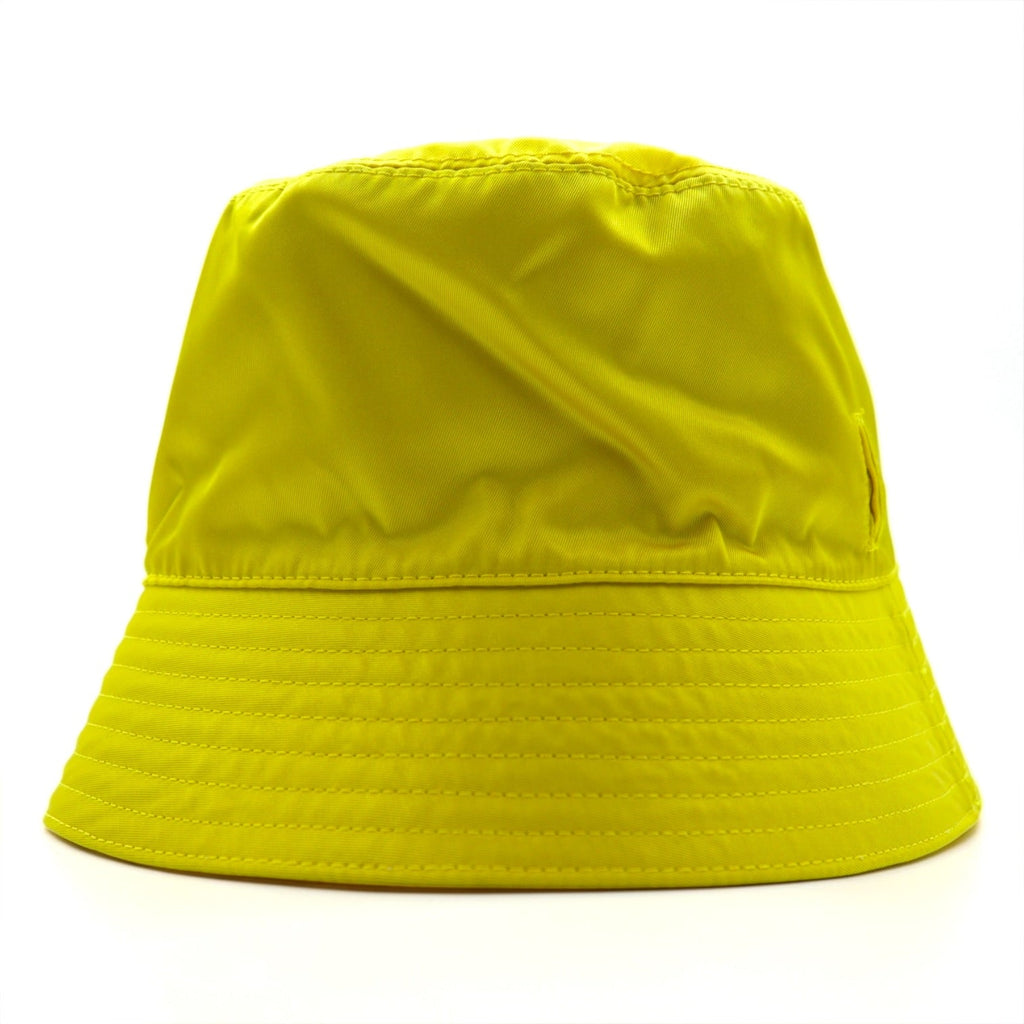 PRADA ナイロン バケットハット Re-Nylon トライアングルロゴ 2HC282 2DMI 三角 ミニポーチ付