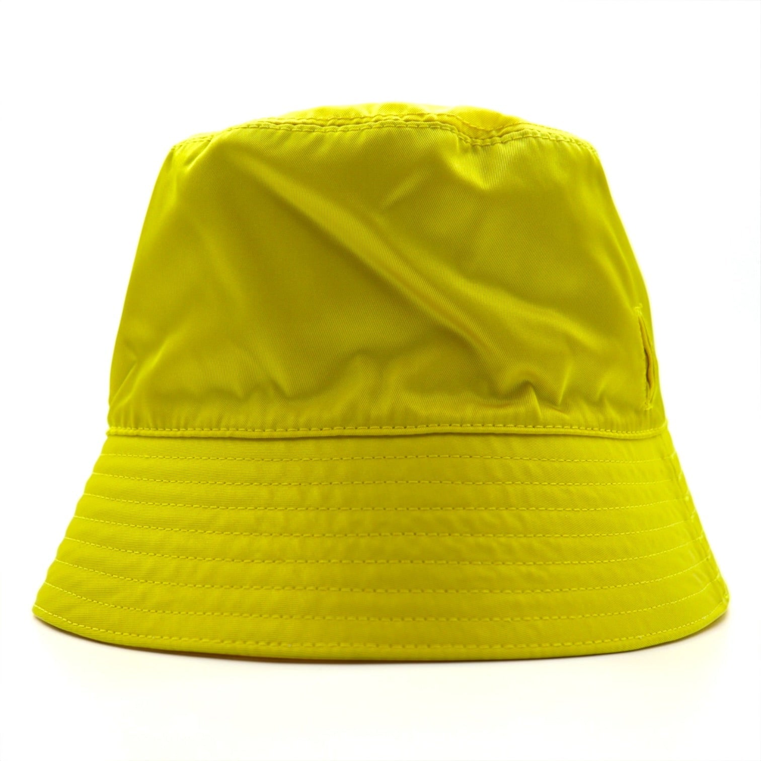 PRADA ナイロン バケットハット Re-Nylon トライアングルロゴ 2HC282 2DMI 三角 ミニポーチ付