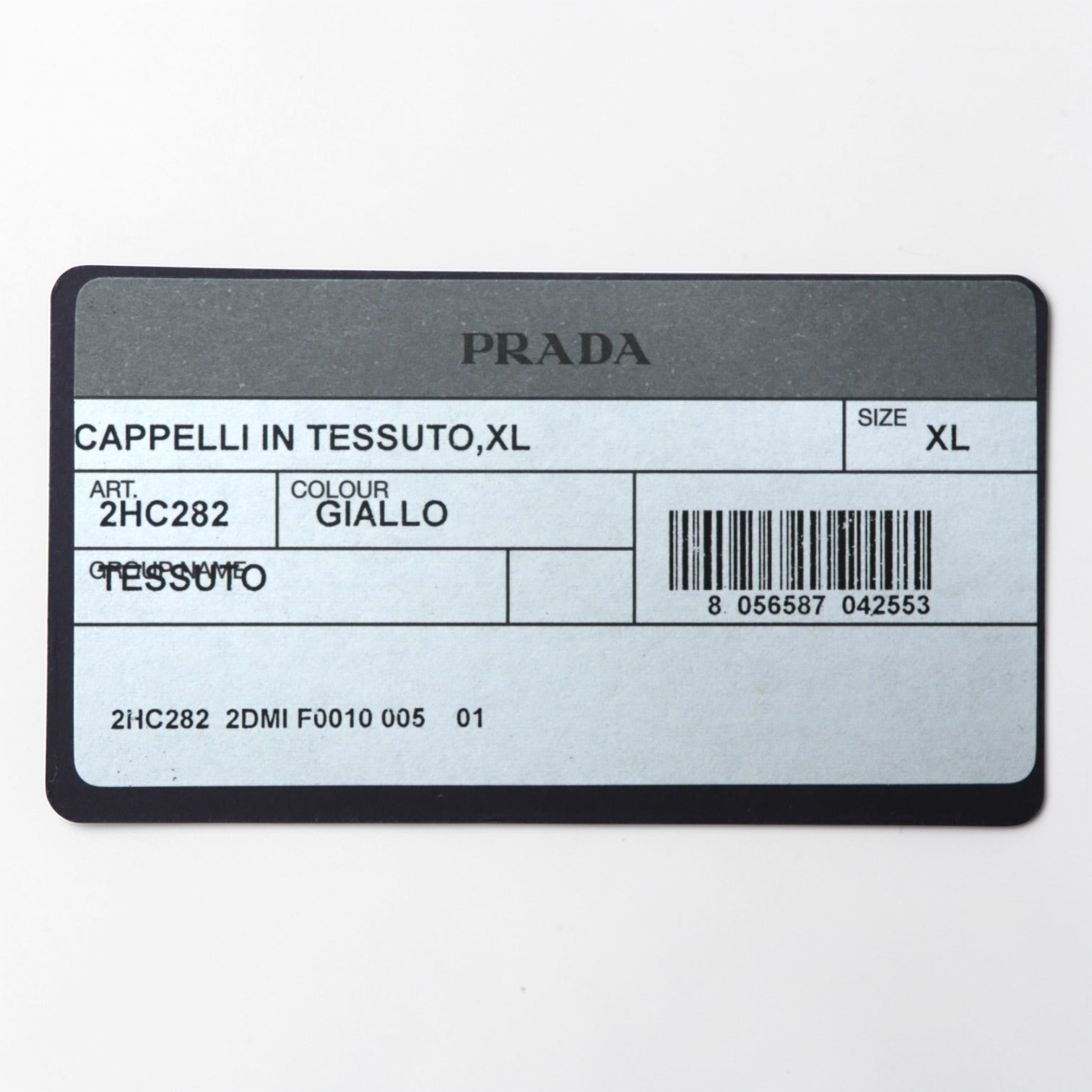 PRADA ナイロン バケットハット Re-Nylon トライアングルロゴ 2HC282 2DMI 三角 ミニポーチ付