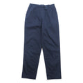 BURBERRY テーパード イージー チノパンツ L ネイビー コットン ストレッチ 日本製
