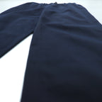 BURBERRY テーパード イージー チノパンツ L ネイビー コットン ストレッチ 日本製