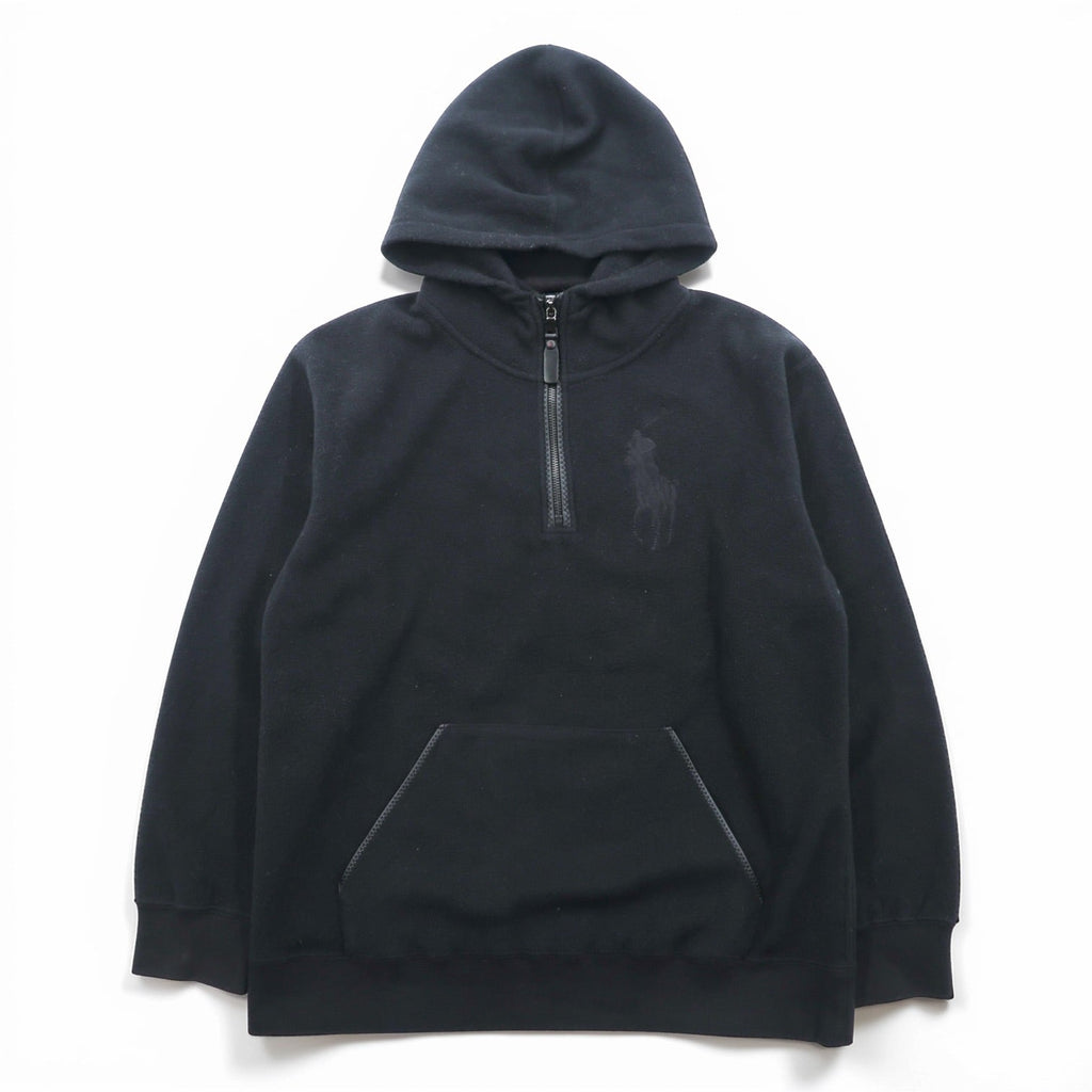 Polo Ralph Lauren 90s Big Pony Embroidery Half-Zip Fleece Hoodie M