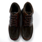 Josef Seibel レザーコンフォートシューズ 28cm スエード 切替 ブラウン モカシン 外羽根