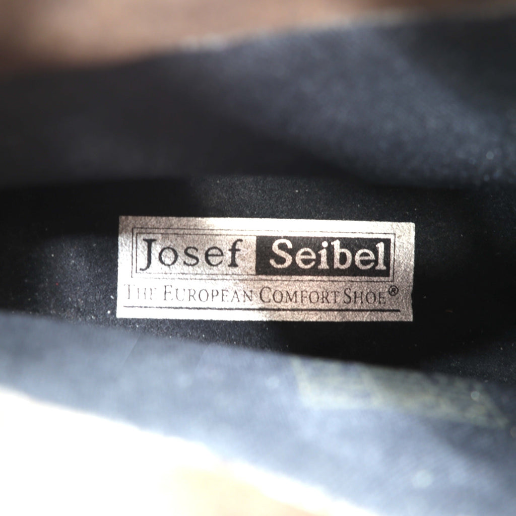 Josef Seibel レザーコンフォートシューズ 28cm スエード 切替 ブラウン モカシン 外羽根
