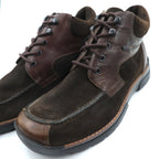 Josef Seibel レザーコンフォートシューズ 28cm スエード 切替 ブラウン モカシン 外羽根