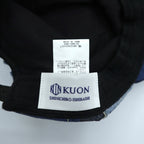 KUON パッチワーク デニム キャップ Boro Baseball Cap ブルー FREE インディゴ ネイビー 190CP02H100-78-09 日本製
