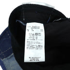 KUON パッチワーク デニム キャップ Boro Baseball Cap ブルー FREE インディゴ ネイビー 190CP02H100-78-09 日本製