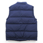 Polo Ralph Lauren ホワイトダック ダウンベスト M ネイビー ドローコード スモールポニー ロゴ 刺繍