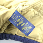 Polo Ralph Lauren ホワイトダック ダウンベスト M ネイビー ドローコード スモールポニー ロゴ 刺繍