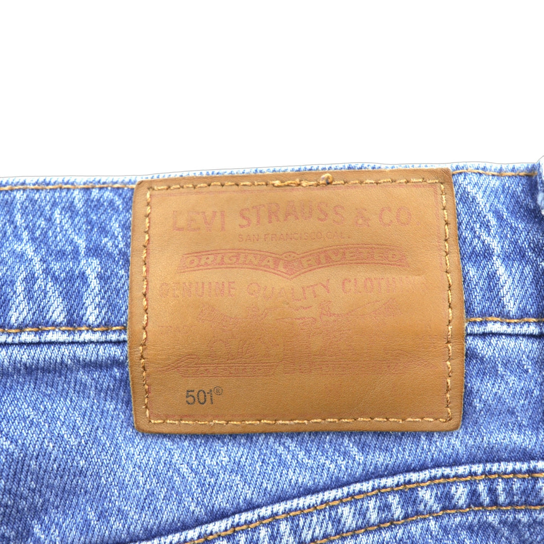 Levi Strauss Türkiye Made 501 Denim Pants Jeans, Size L, Crop Jazz Pop, 36200-0225, Big E, Leather Patch, Button Fly