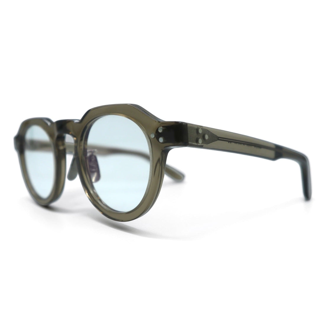 Nippon Zenritote Made in Japan Sunglasses & Glasses YELLOW PLUS BECCA #534 Burnt Umber 44-24